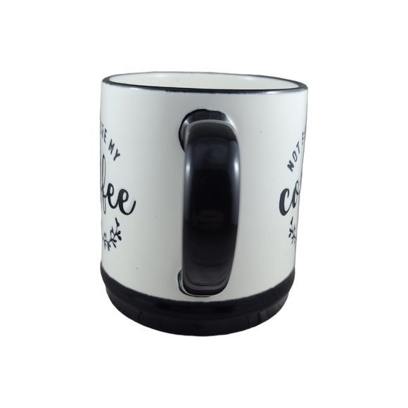 Large Not Before My Coffee Mug Cup Stoneware - Picture 3 of 6